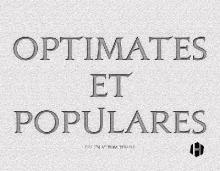 Optimates et Populares